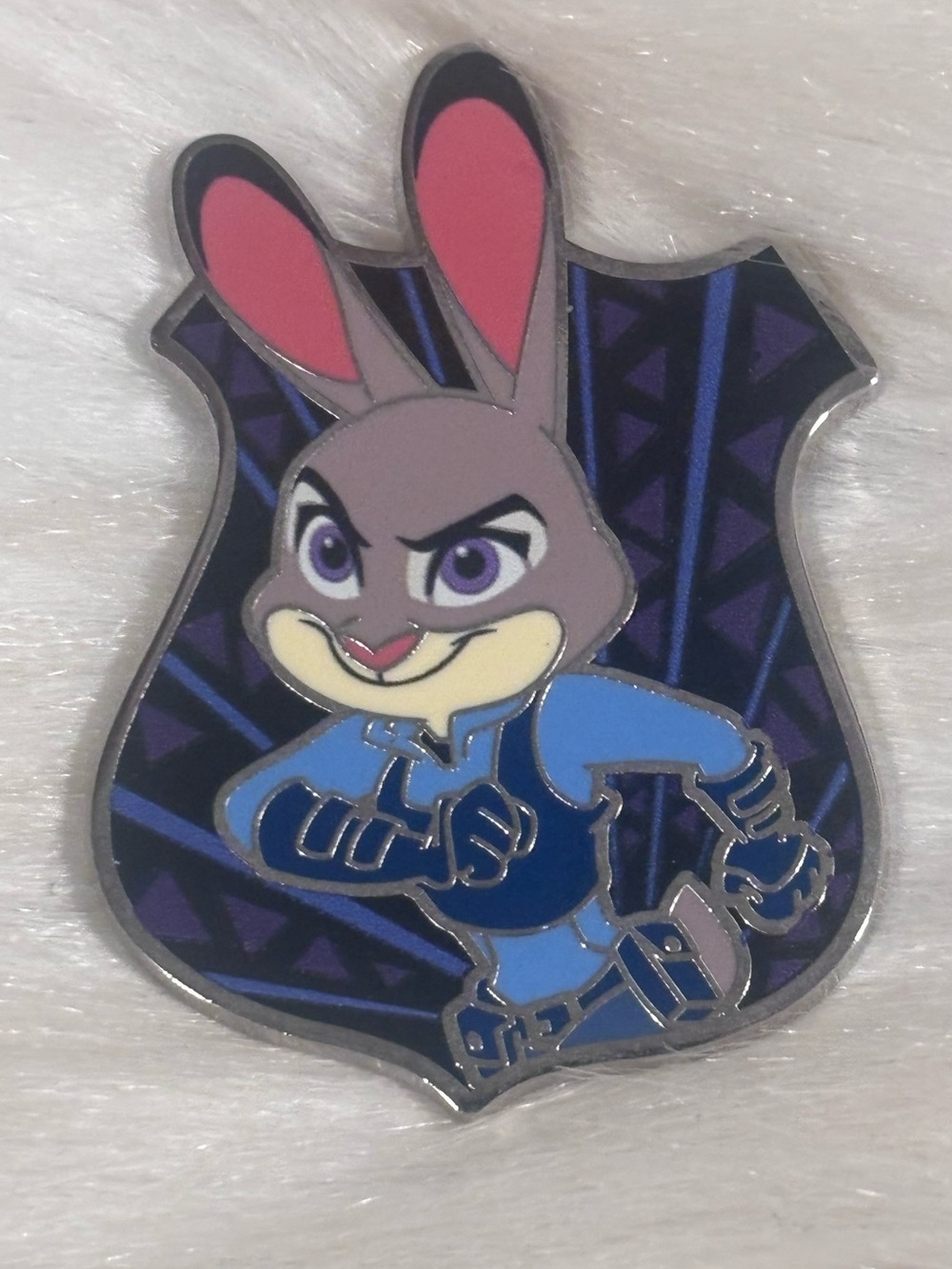 WDW Disney Parks ZPD Zootopia Shield Badge Mystery JUDY HOPPS Pin 2022